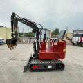 Crawler mini 0,8 ton 1 ton excavator hidrolik mini pertanian dengan harga murah